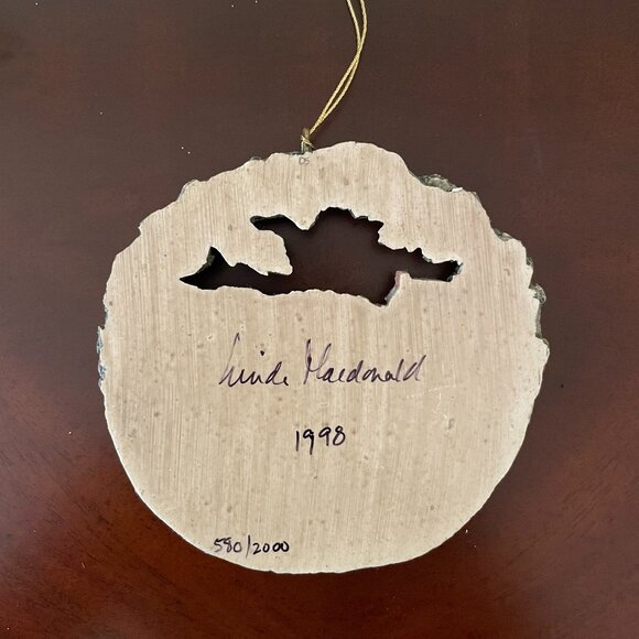 Vintage Hestia Ceramic Christmas Ornament - Picture 4 of 9